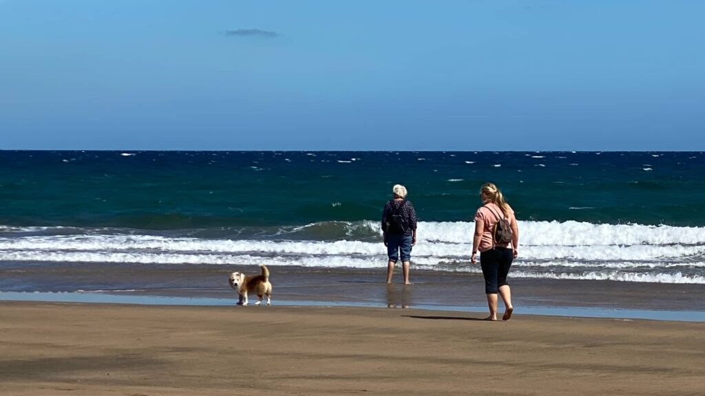 Tagesroutine im Auswanderleben - Strandspaziergang