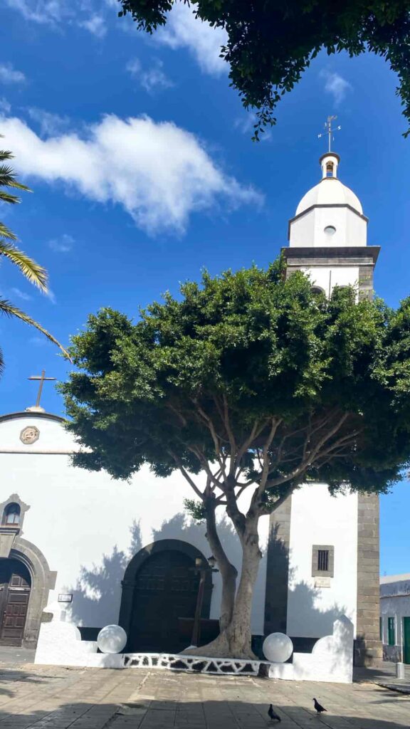 Die Kirche St. Gines im Herzen von Lanzarotes Hauptstadt